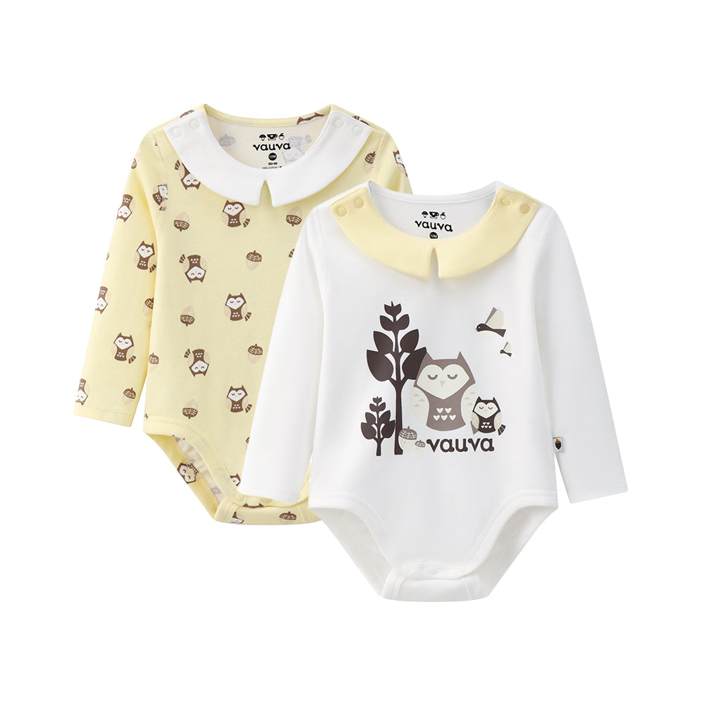 VAUVA Vauva BBNS - Baby Anti-bacterial Organic Cotton Bodysuits (2-pack) Bodysuit