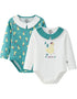 VAUVA Vauva BBNS - Baby Moisture-wicking Crew Neck Bodysuits (2-pack) Bodysuit