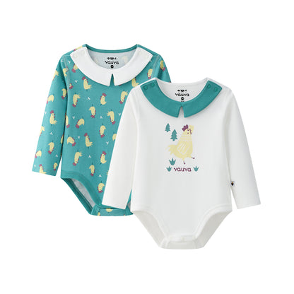 VAUVA Vauva BBNS - Baby Moisture-wicking Crew Neck Bodysuits (2-pack) Bodysuit