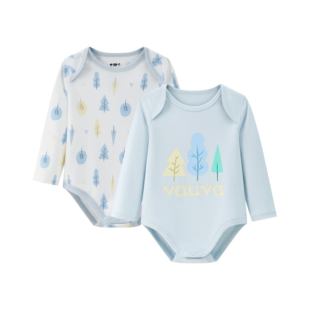 Vauva BBNS - Baby Moisture-wicking Bodysuits (2-pack) product image front