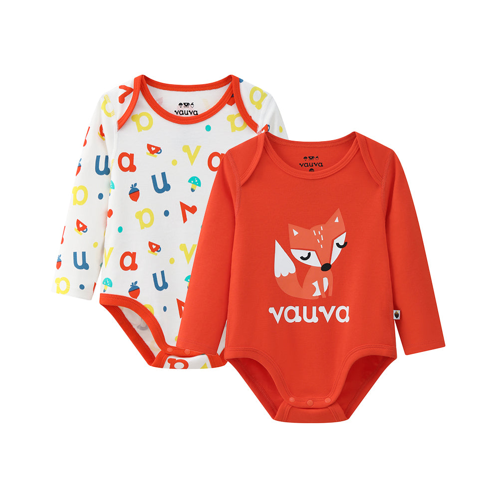 VAUVA Vauva BBNS - Baby Organic Cotton Printed Bodysuits (2-Pack) Bodysuit