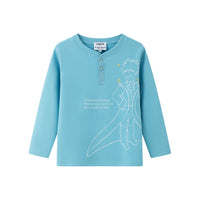Vauva x Le Petit Prince - Boys Sweater & T-shirt (2 piece Set/Blue)-product Image Front