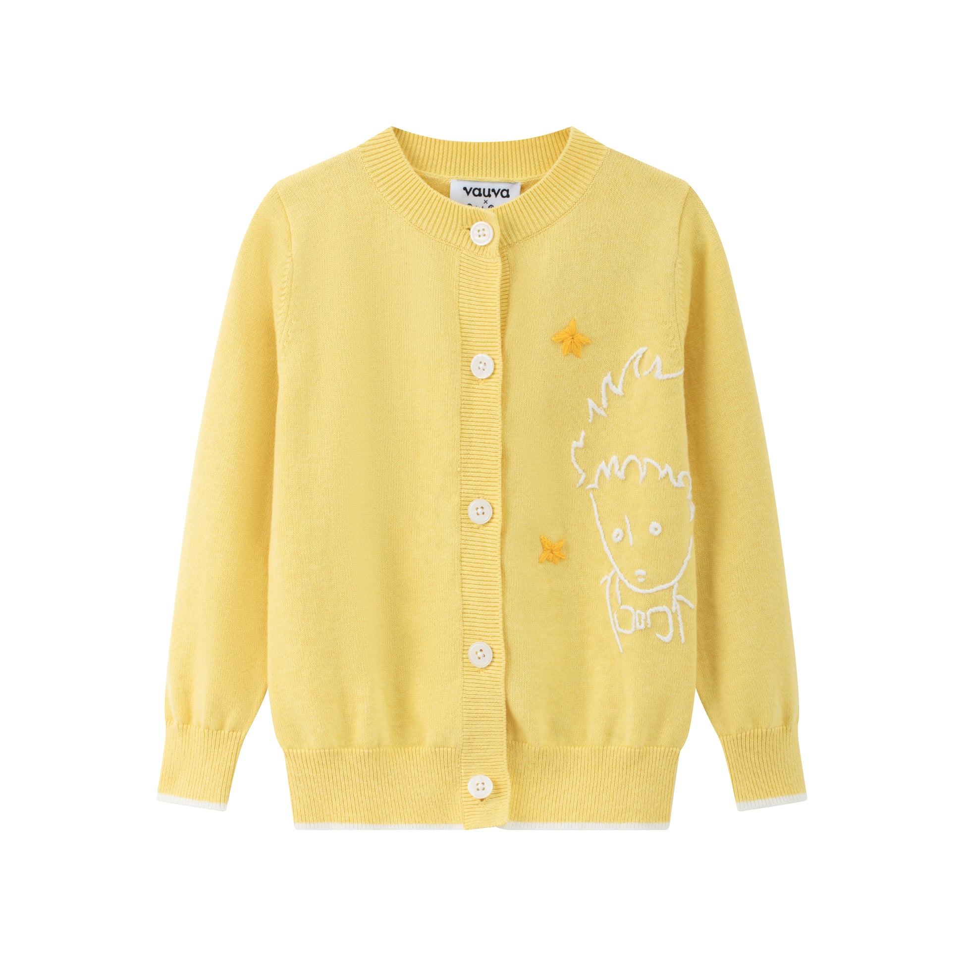 Vauva x Le Petit Prince Vauva x Le Petit Prince - Kids Cashmere Cardigan (Yellow) Coat & Jacket