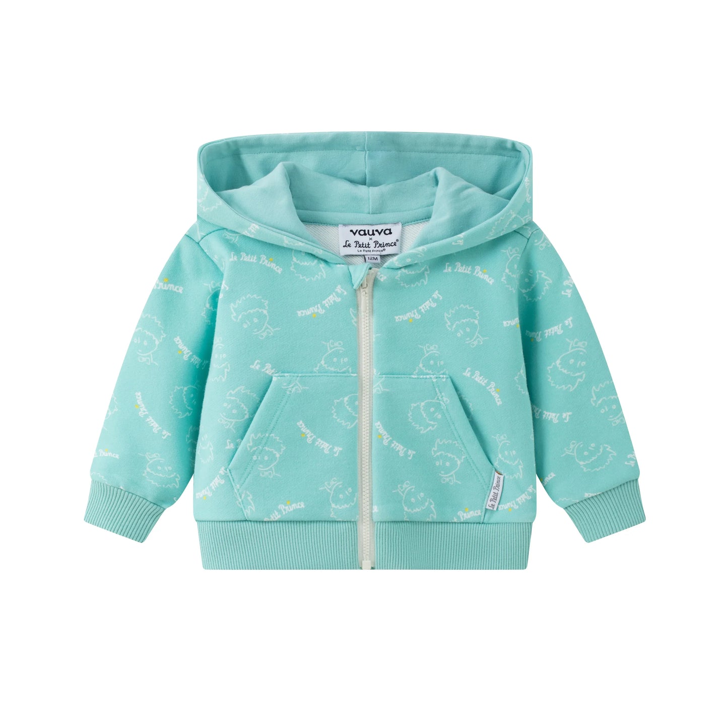 Vauva x Le Petit Prince Vauva x Le Petit Prince - Baby Hooded Long Sleeve Zip Jacket (Green Lake) Coat & Jacket