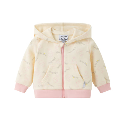 Vauva x Le Petit Prince Vauva x Le Petit Prince - Baby Hooded Long Sleeve Zip Jacket (Pink) Coat &amp; Jacket