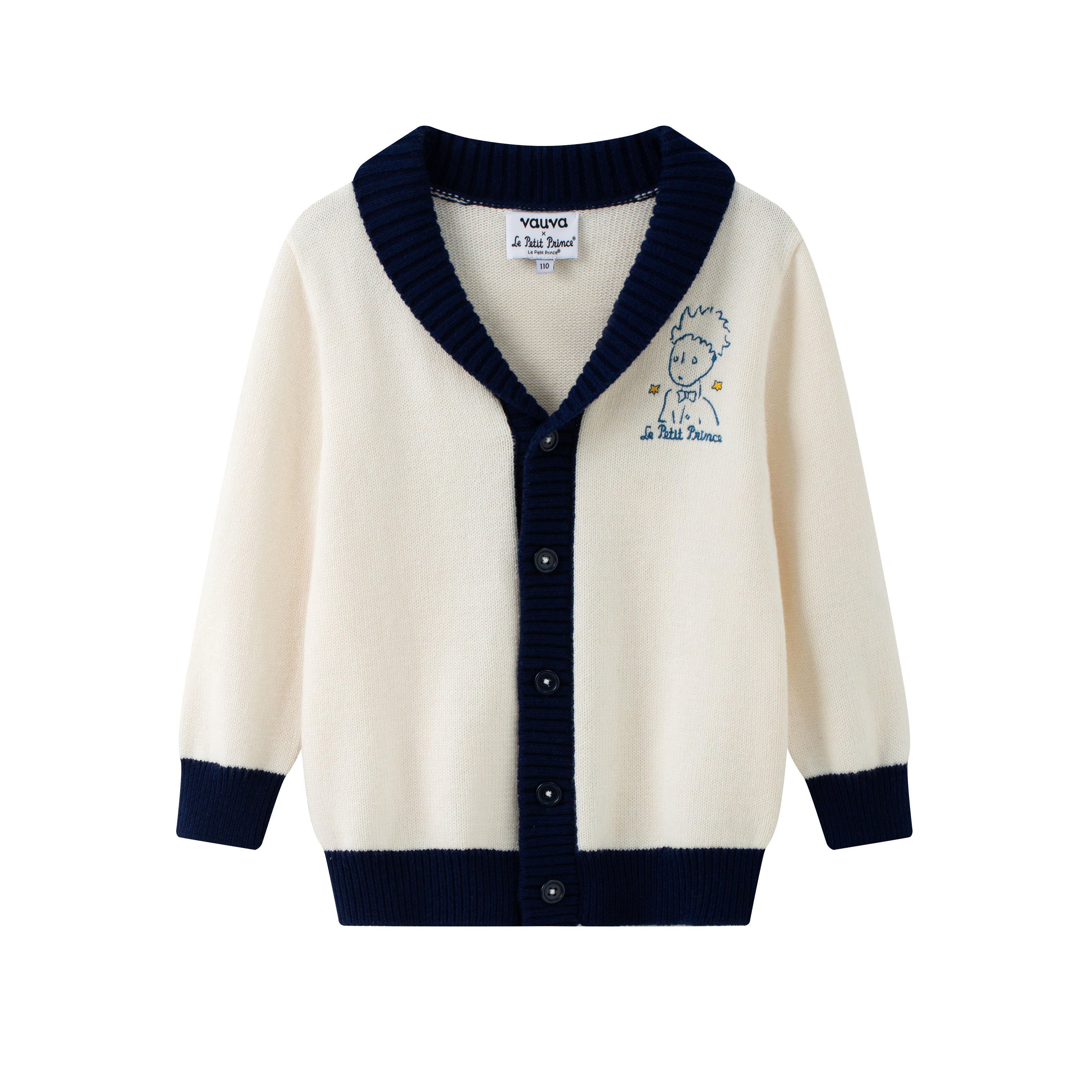 Vauva x Le Petit Prince Vauva x Le Petit Prince - Boys Embroidered Cardigan Coat &amp; Jacket