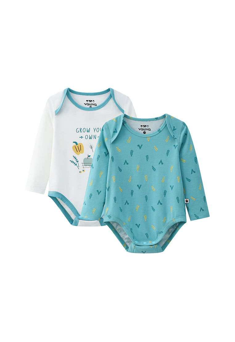 VAUVA Vauva BBNS - Organic Cotton Pastoral Style Bodysuits (2-pack) Bodysuit