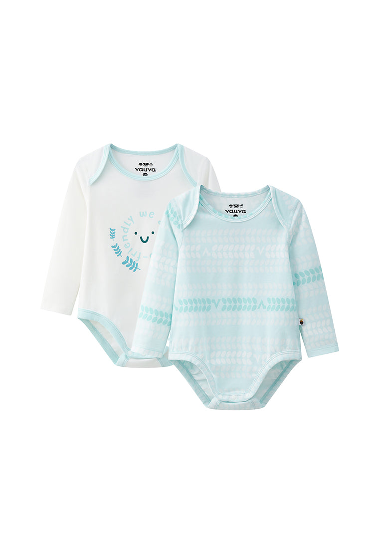 VAUVA Vauva BBNS - Organic Cotton Print Pattern Bodysuits (2-pack) Bodysuit