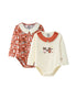 VAUVA Vauva BBNS Festival Edition - Organic Cotton Printed Crew Neck Bodysuits (2-pack) Bodysuit
