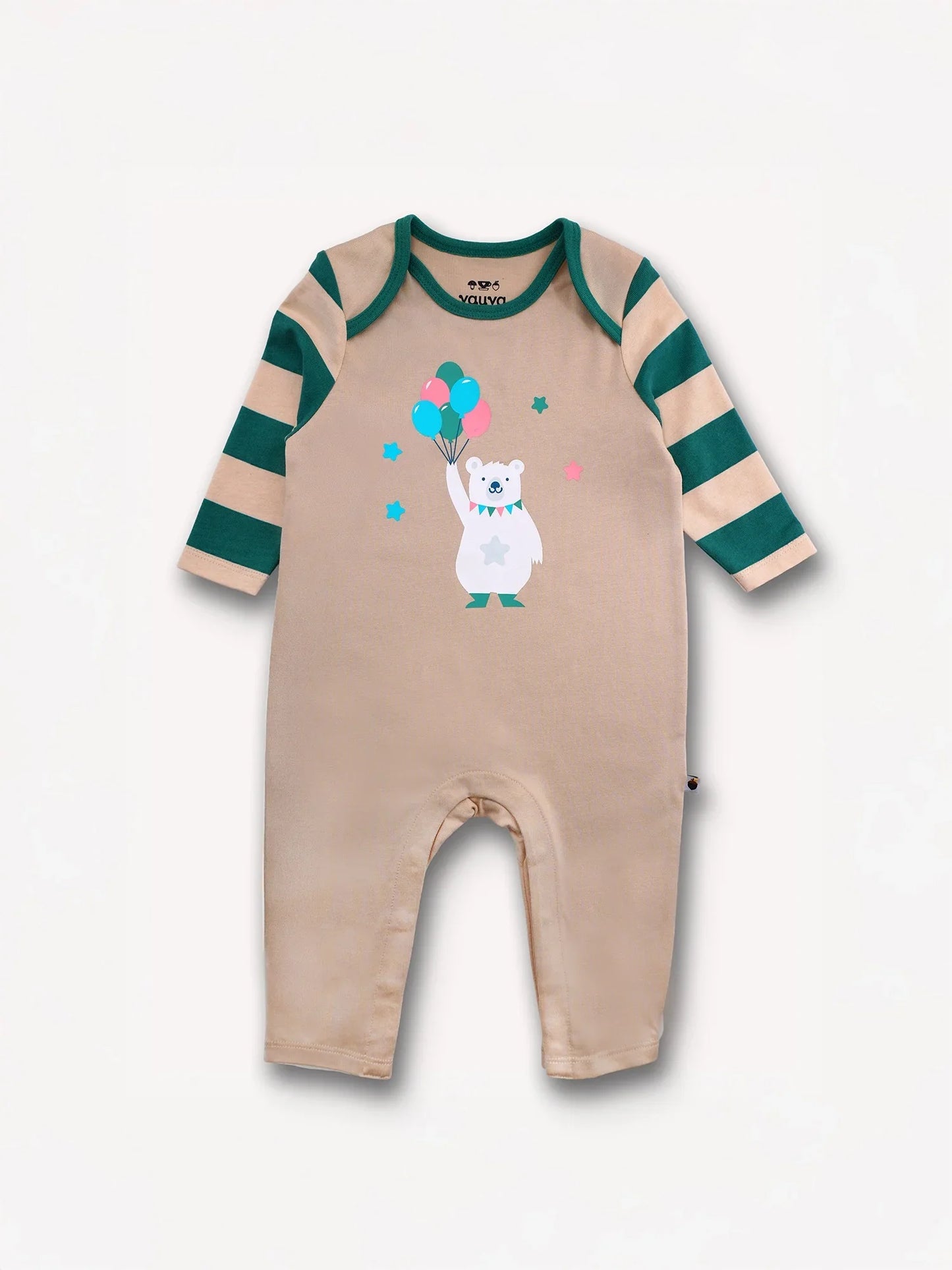 Bear-Print Romper