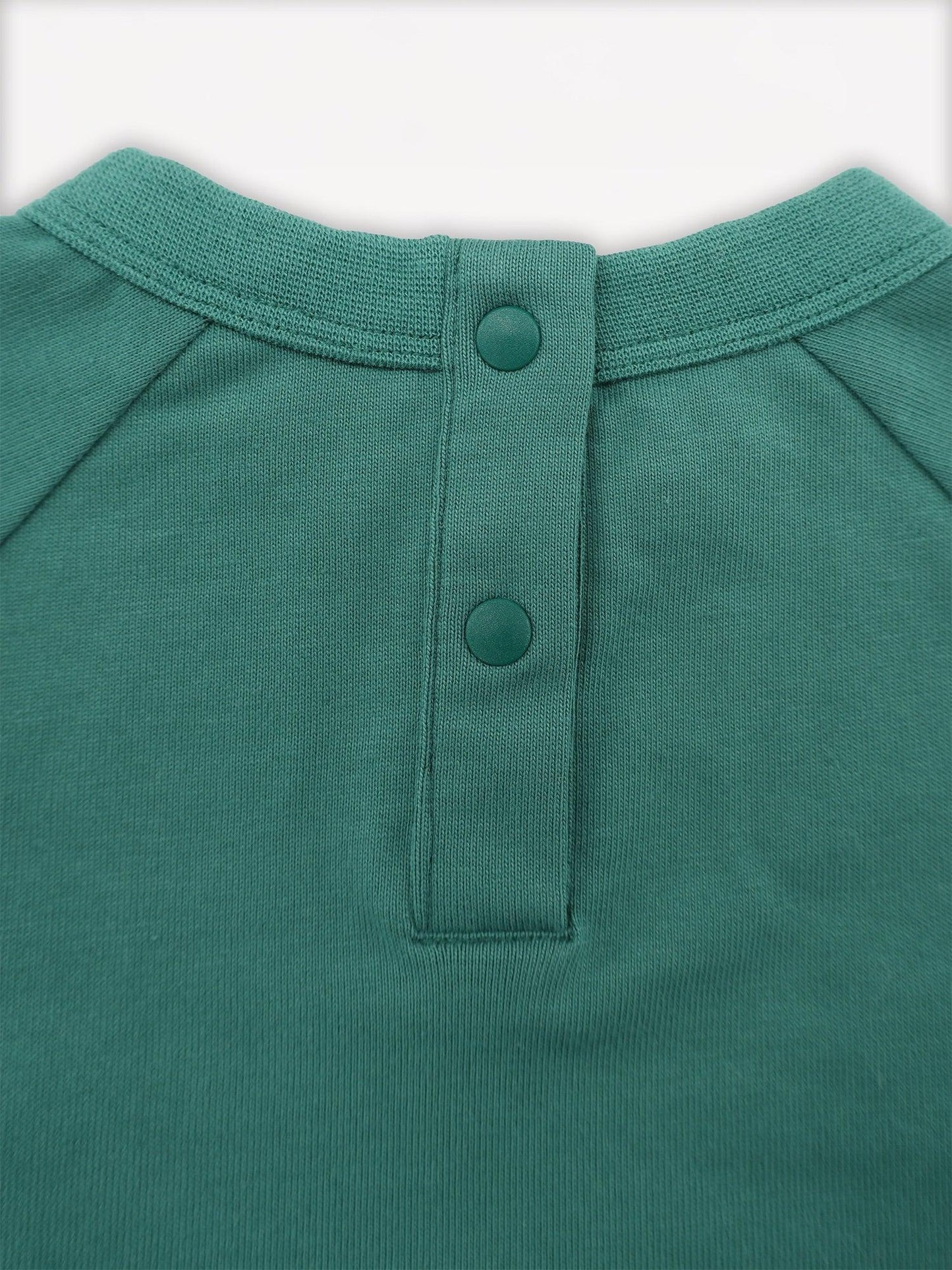 Bear-Print Raglan Sleeve  Tee