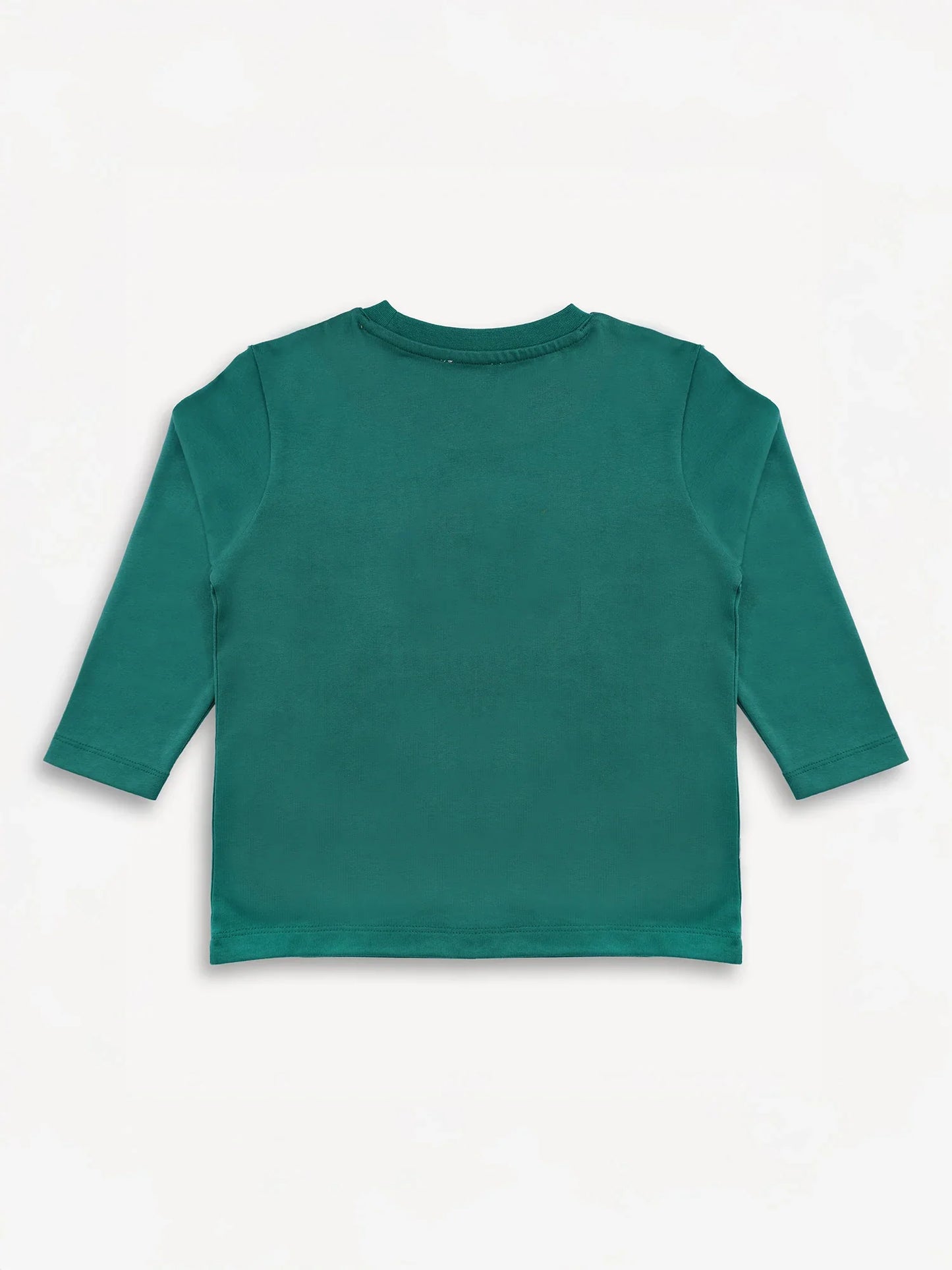 Owl-Printed Long Sleeve Tee