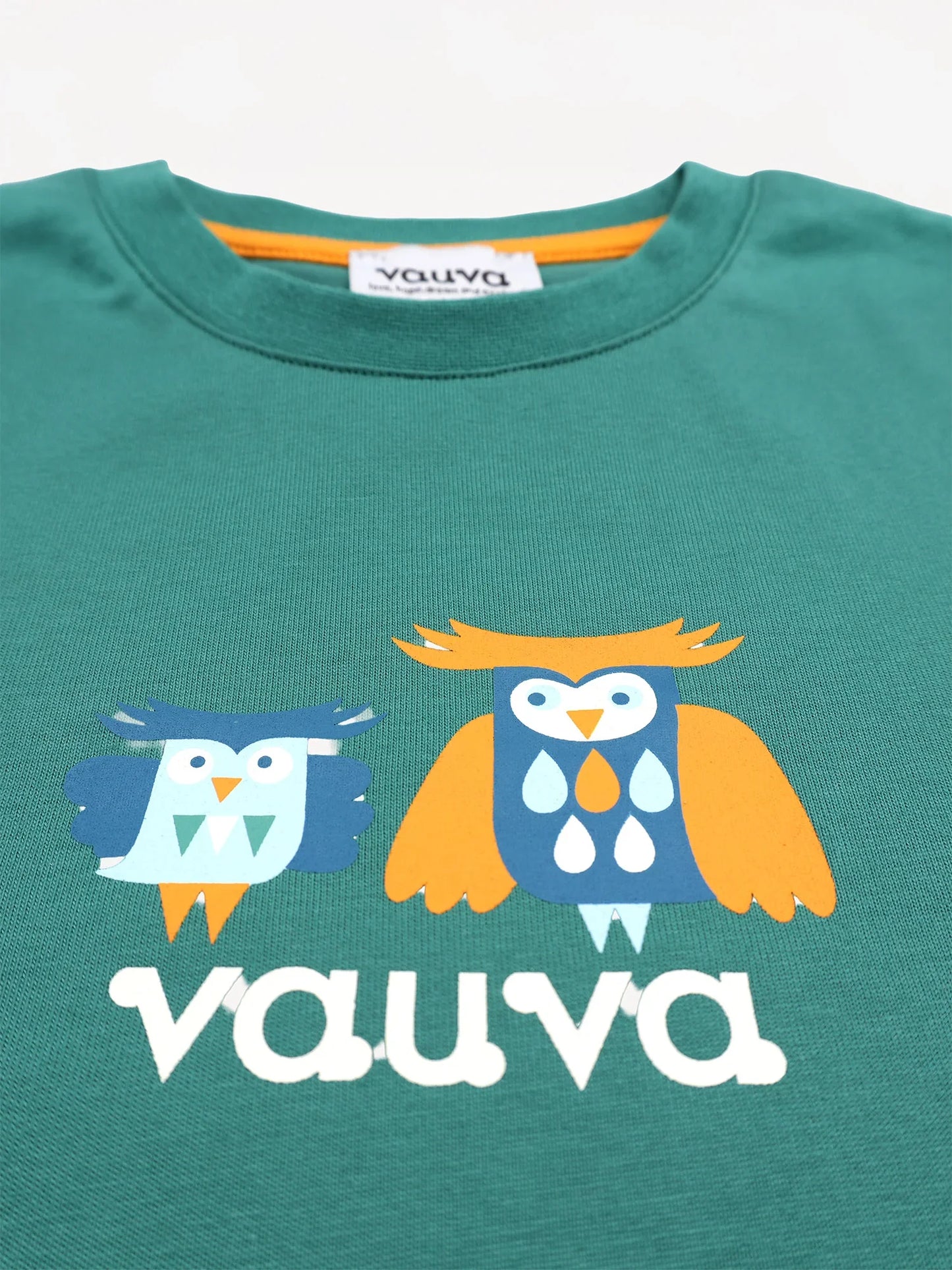 Owl-Printed Long Sleeve Tee