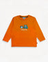 Owl-Printed Long Sleeve Tee
