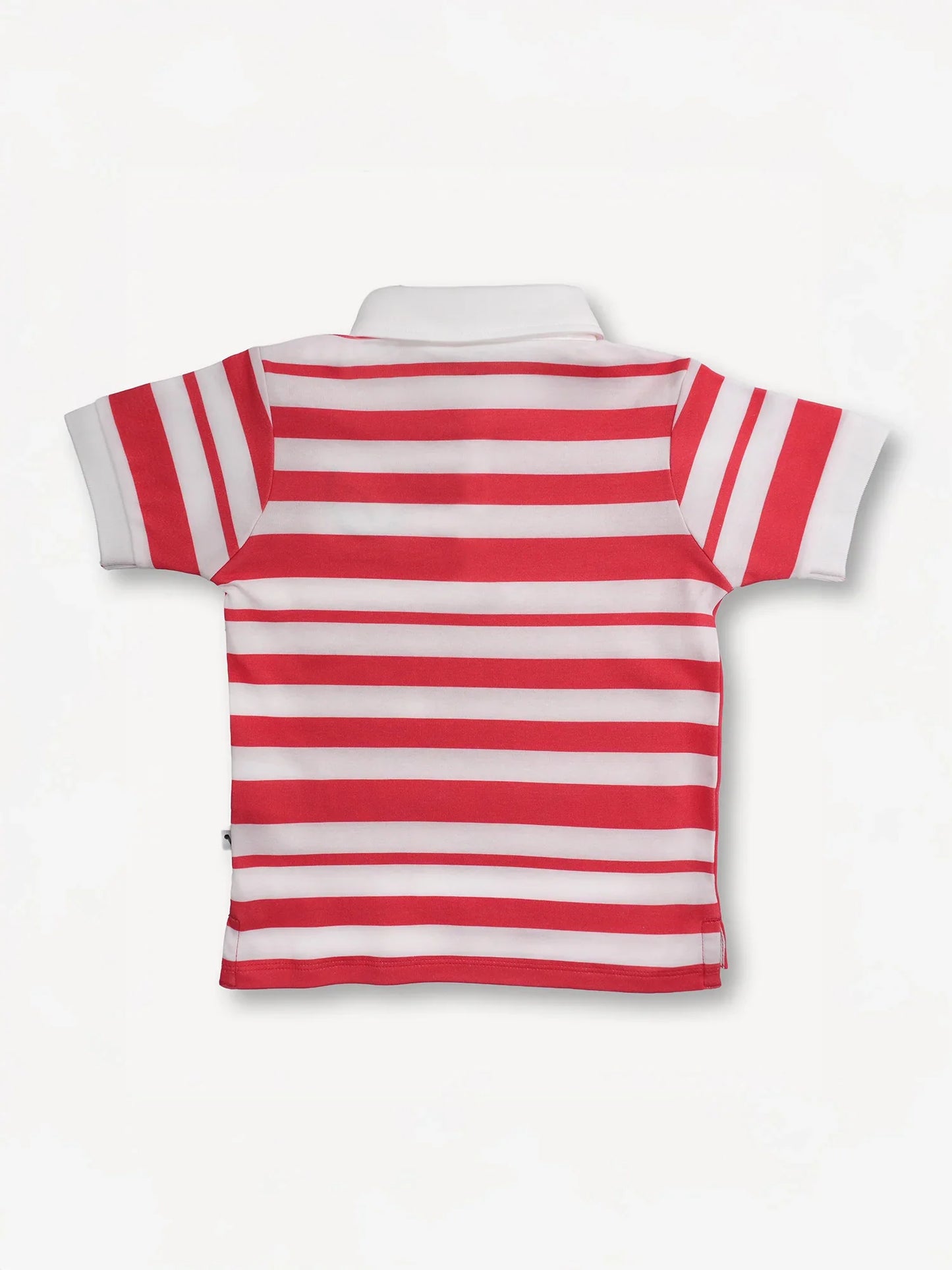 Boys Short Sleeve Watermelon Embroidery Polo Shirt