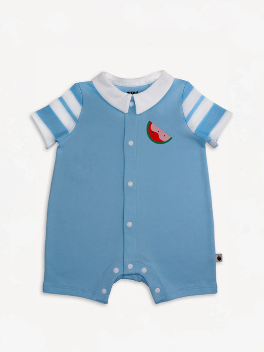 Baby Polo Neck Watermelon Print Romper
