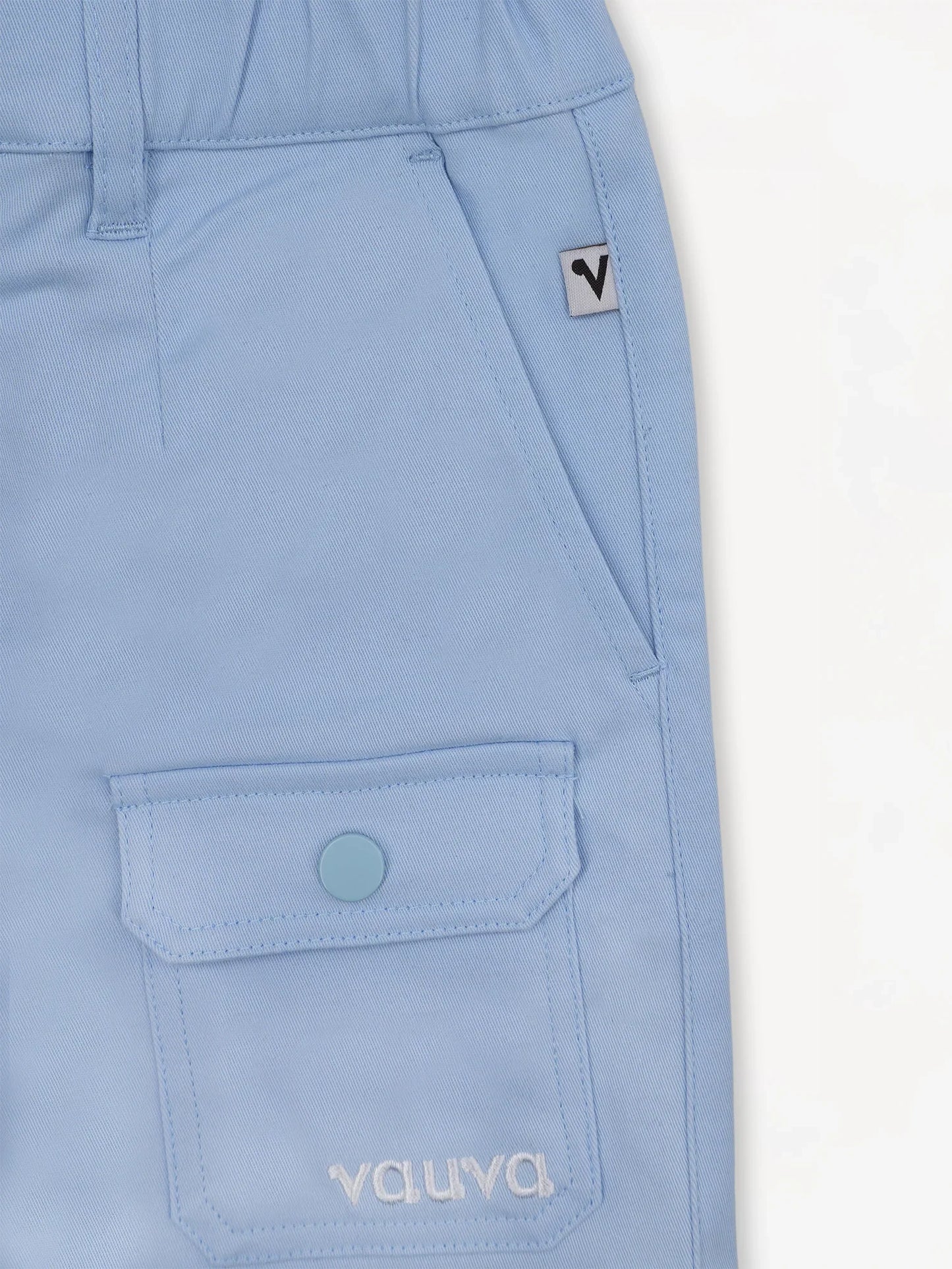 Kid Logo Embroidery Pocket Bermuda Shorts