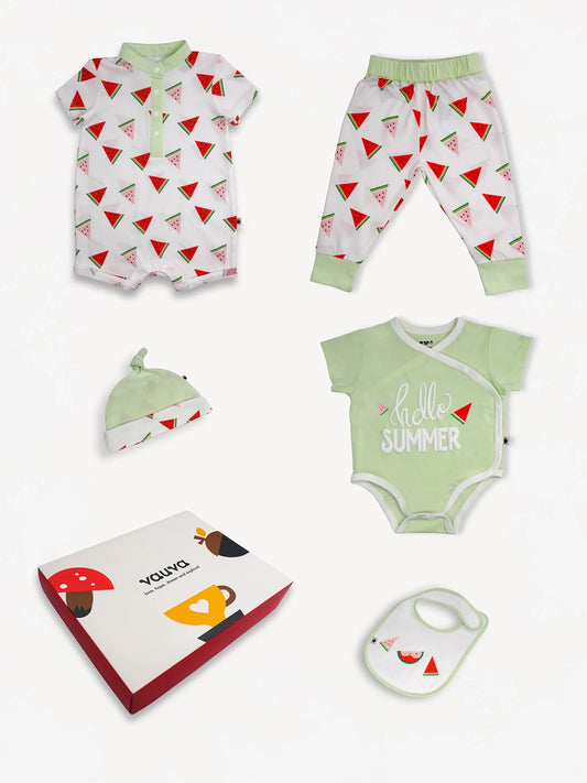 Baby Watermelon Print Clothing Set