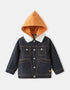 Boys’ Hooded Denim‑Style Jacket