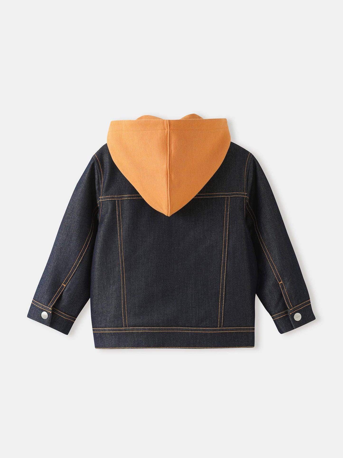 Boys’ Hooded Denim‑Style Jacket