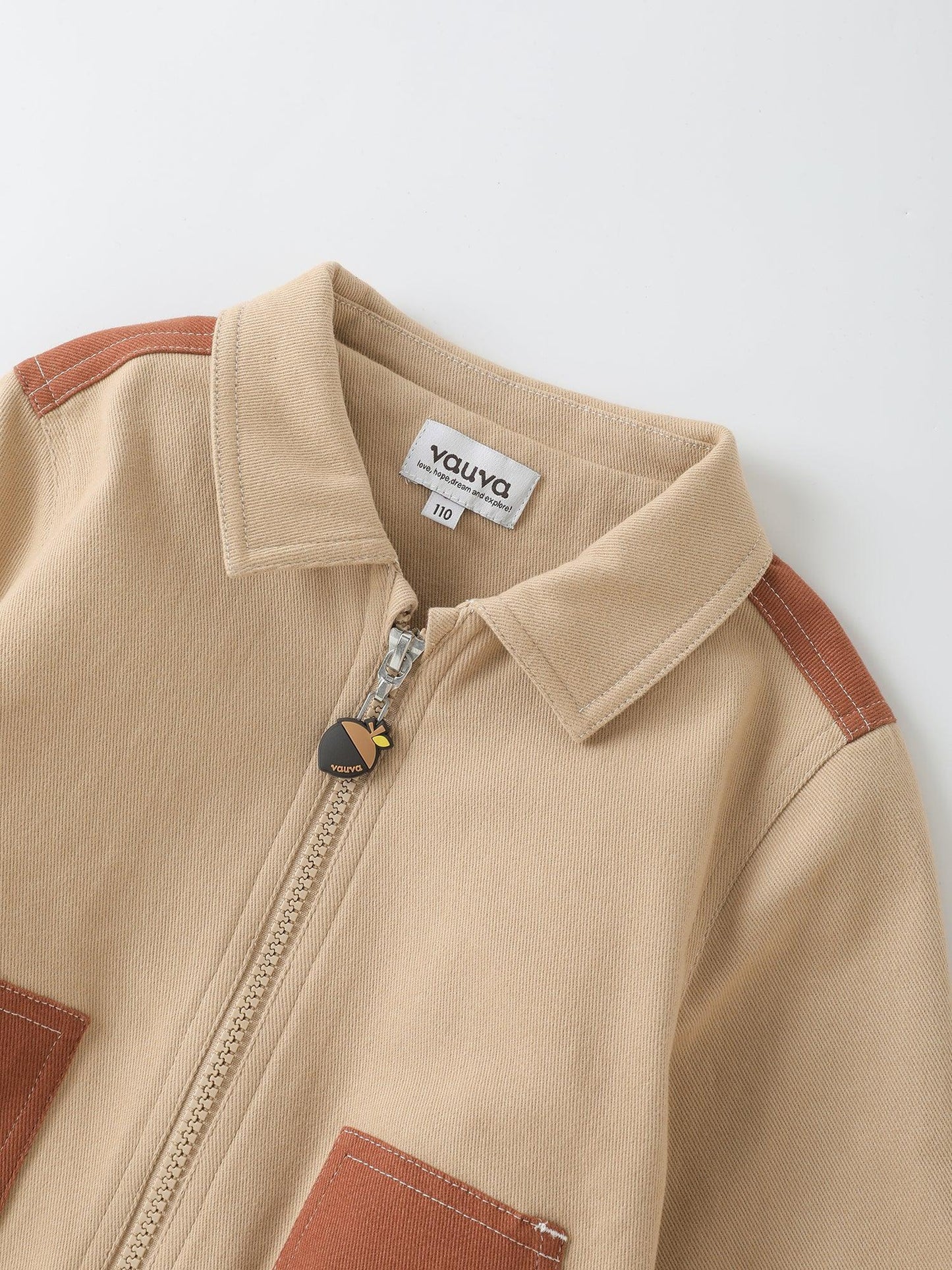 Boys’ Zip‑Up Corduroy Jacket