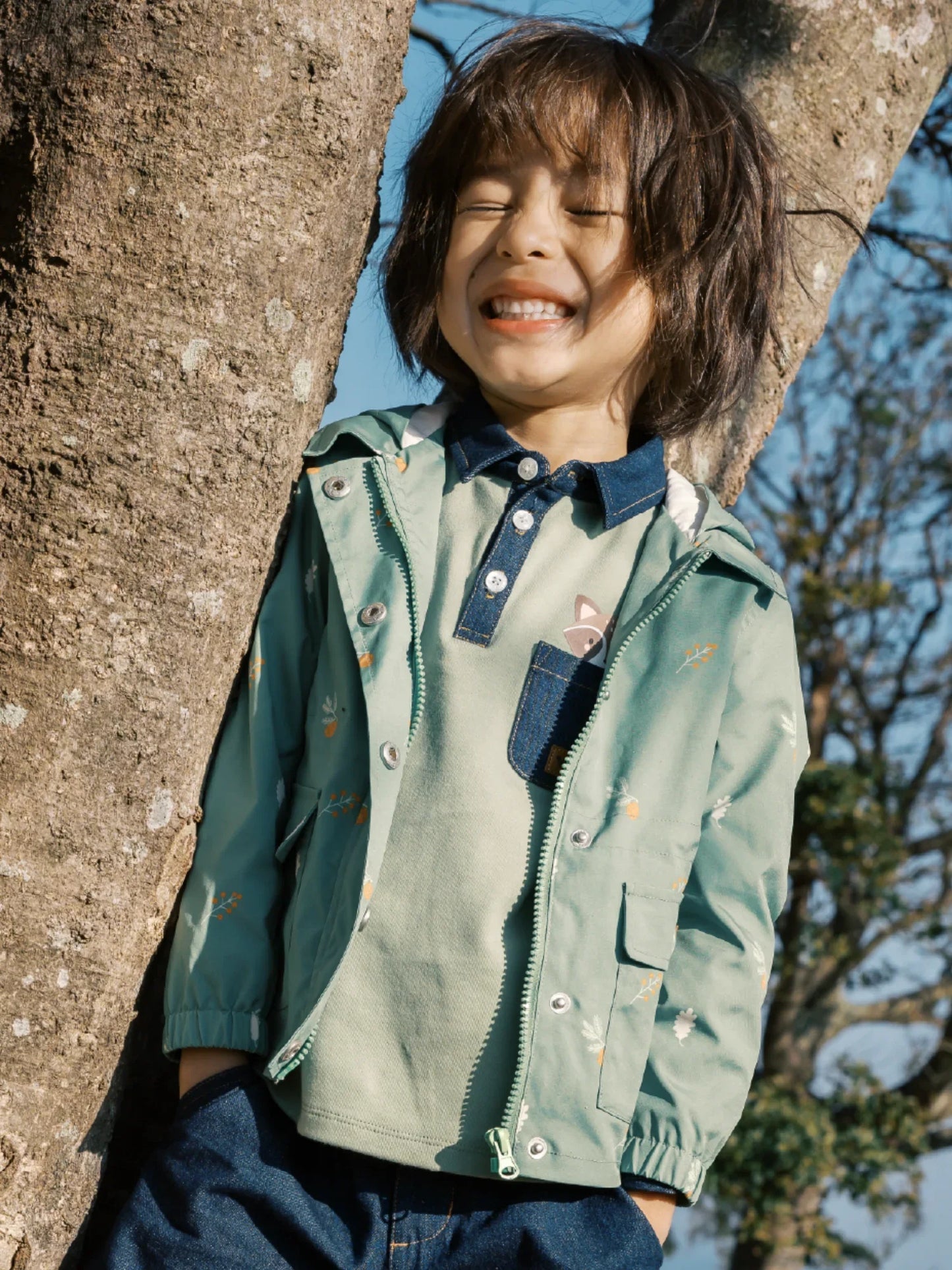 Boys’ Printed Hooded Jacket
