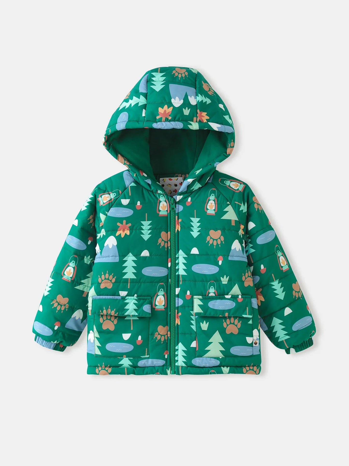 Boys' Hooded Printed Jacket