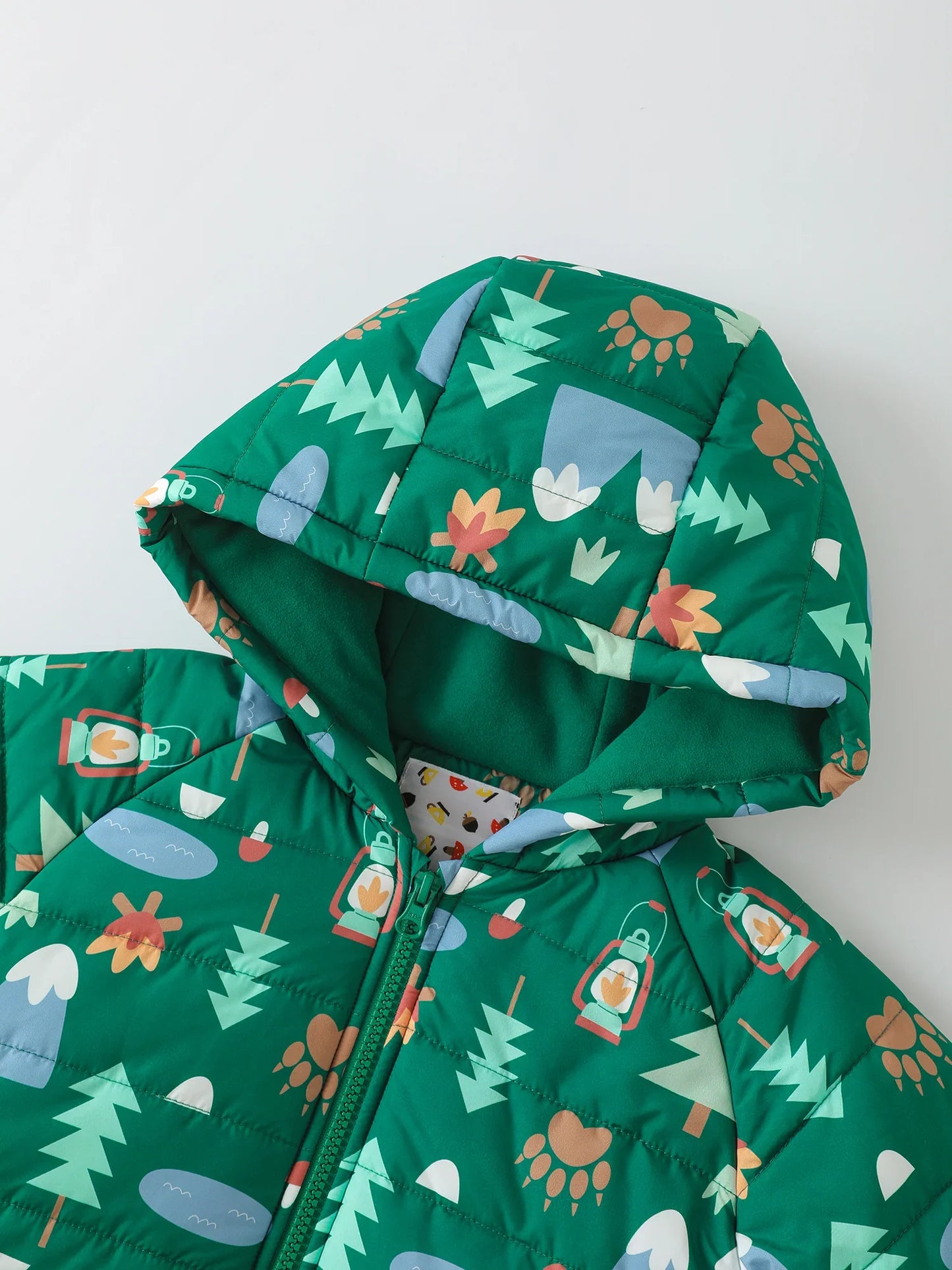 Boys' Hooded Printed Jacket