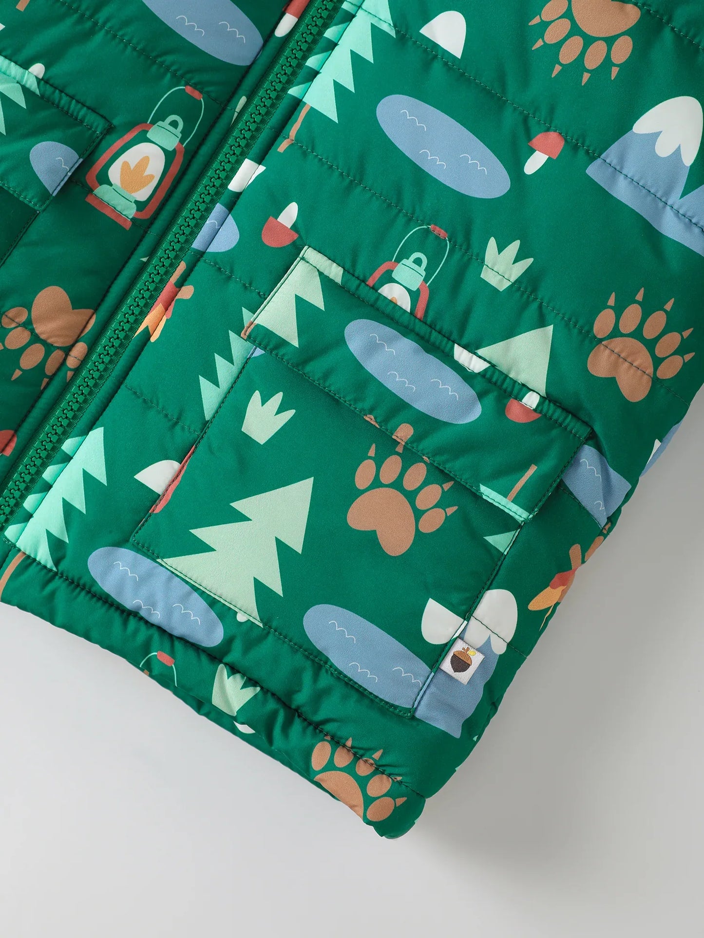 Boys' Hooded Printed Jacket