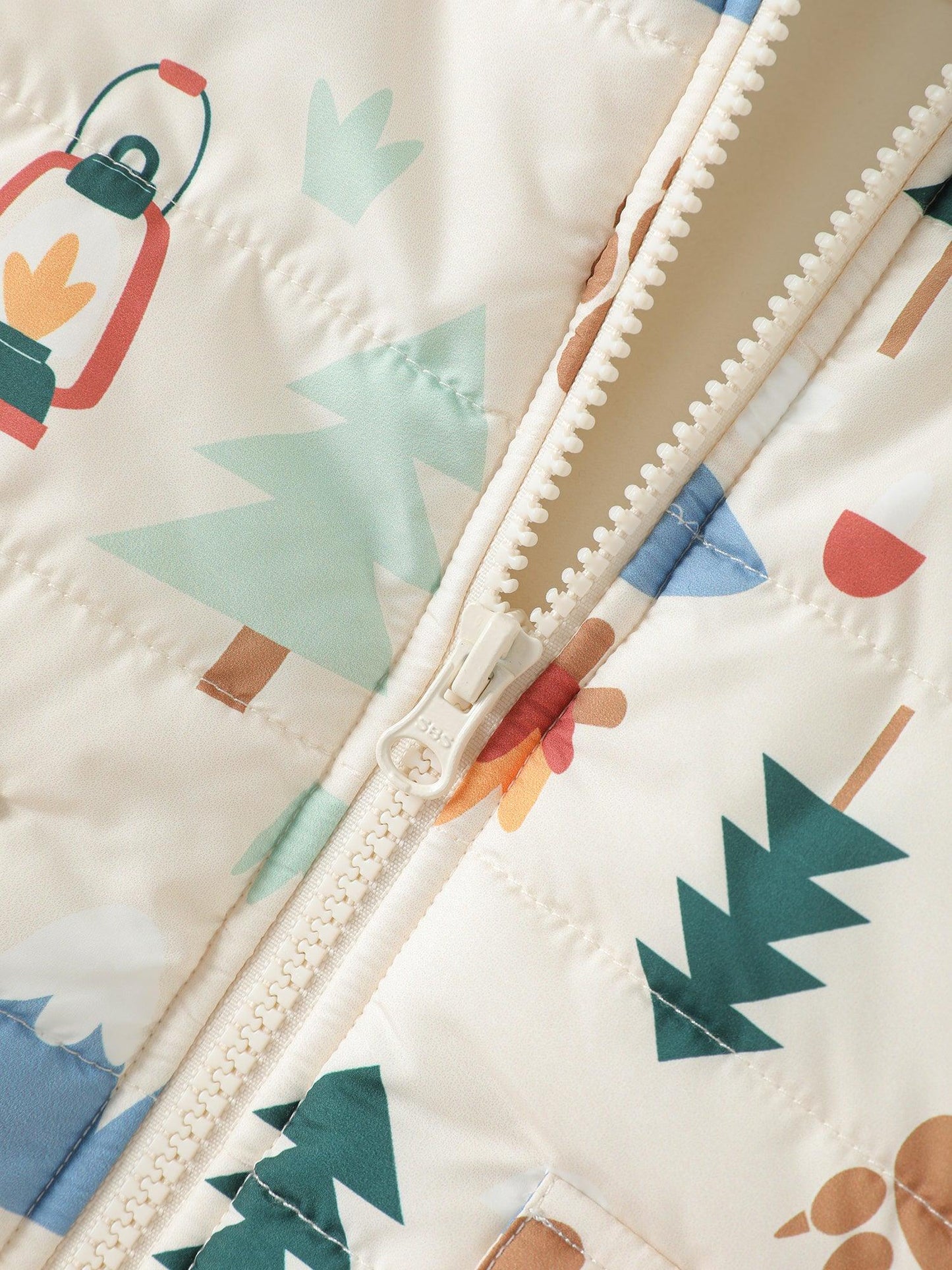 Boys' Hooded Printed Jacket