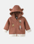 Baby Boys' Hooded Zip‑Up Jacket