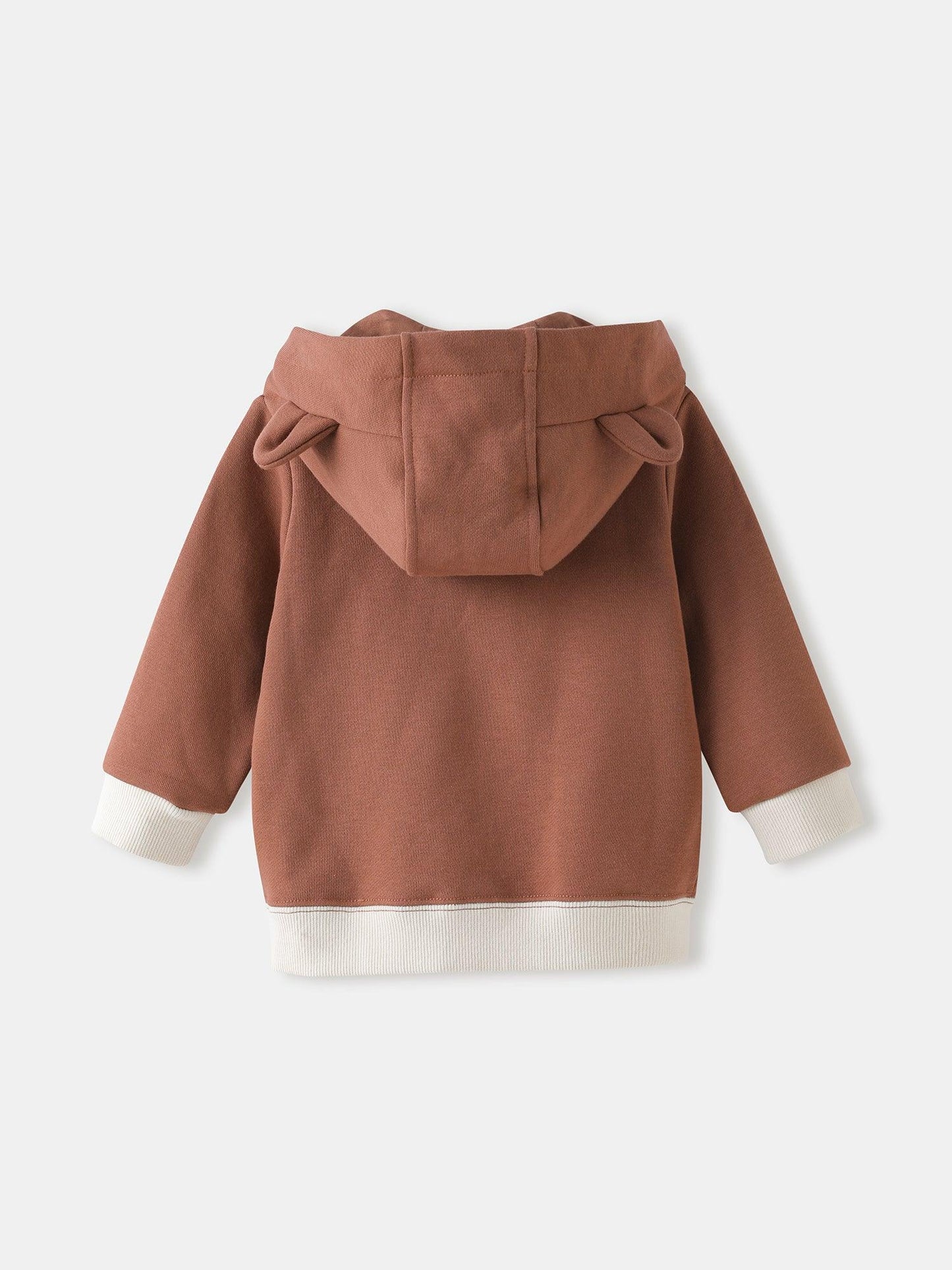 Baby Boys' Hooded Zip‑Up Jacket