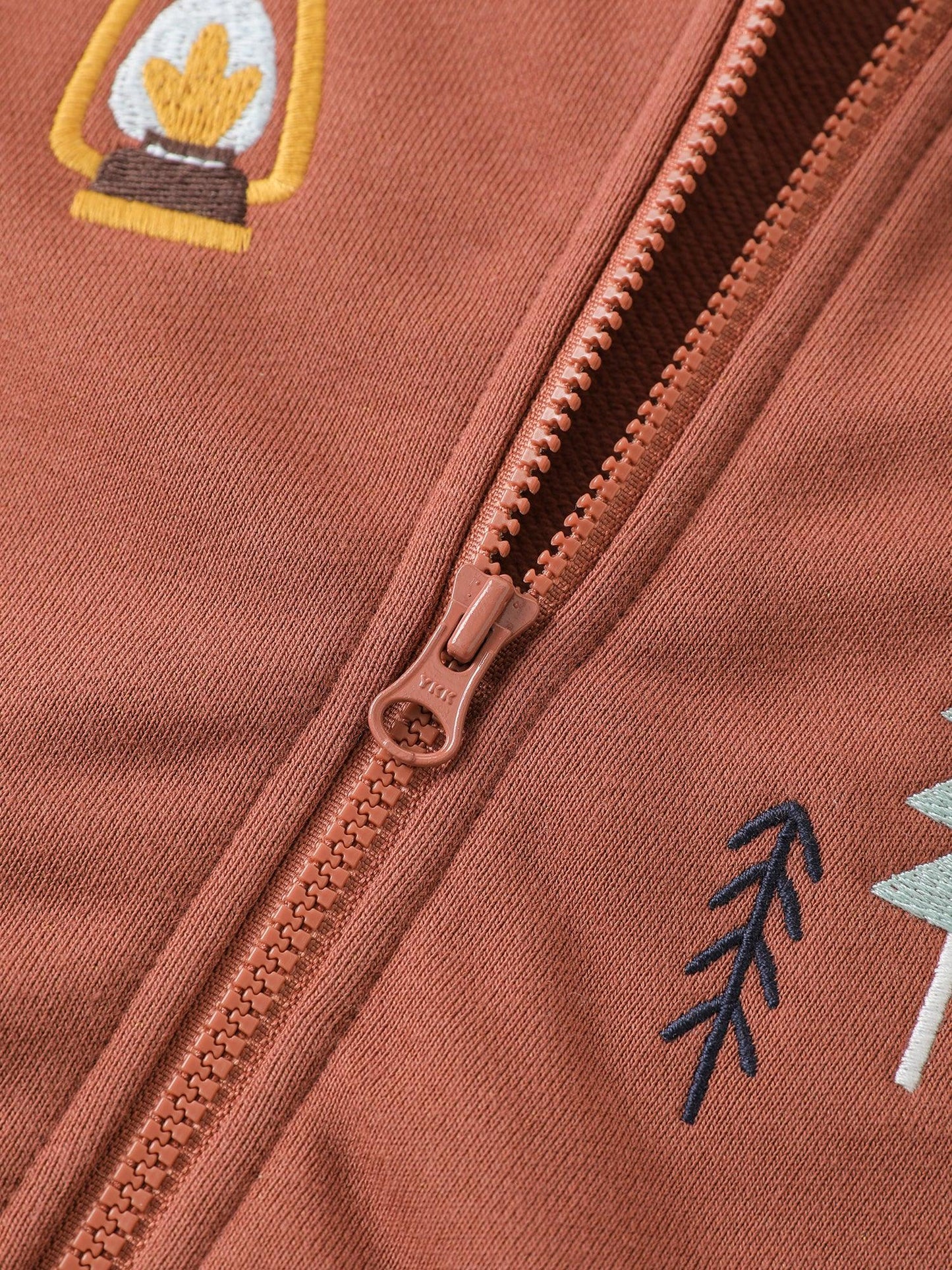 Baby Boys' Hooded Zip‑Up Jacket