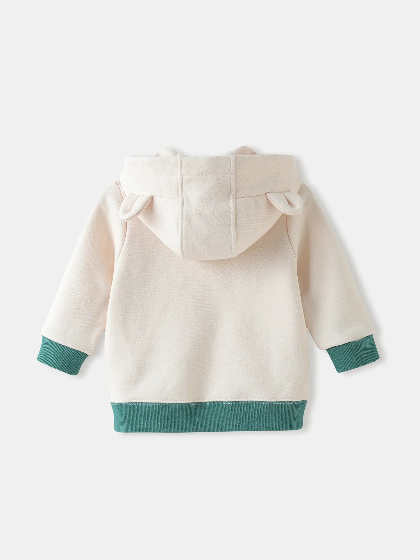 Baby Boys' Hooded Zip‑Up Jacket