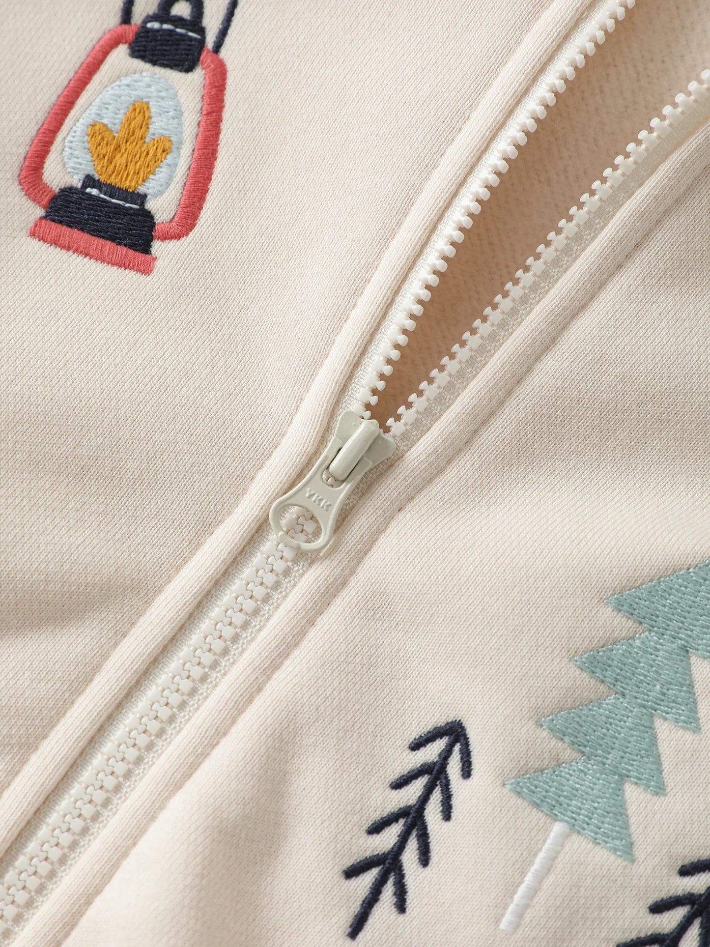 Baby Boys' Hooded Zip‑Up Jacket