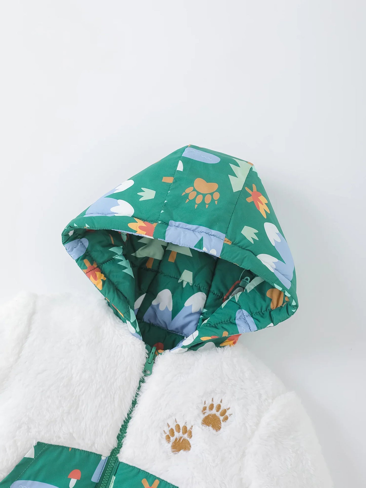 Baby Boys’ Hooded Cotton Jacket