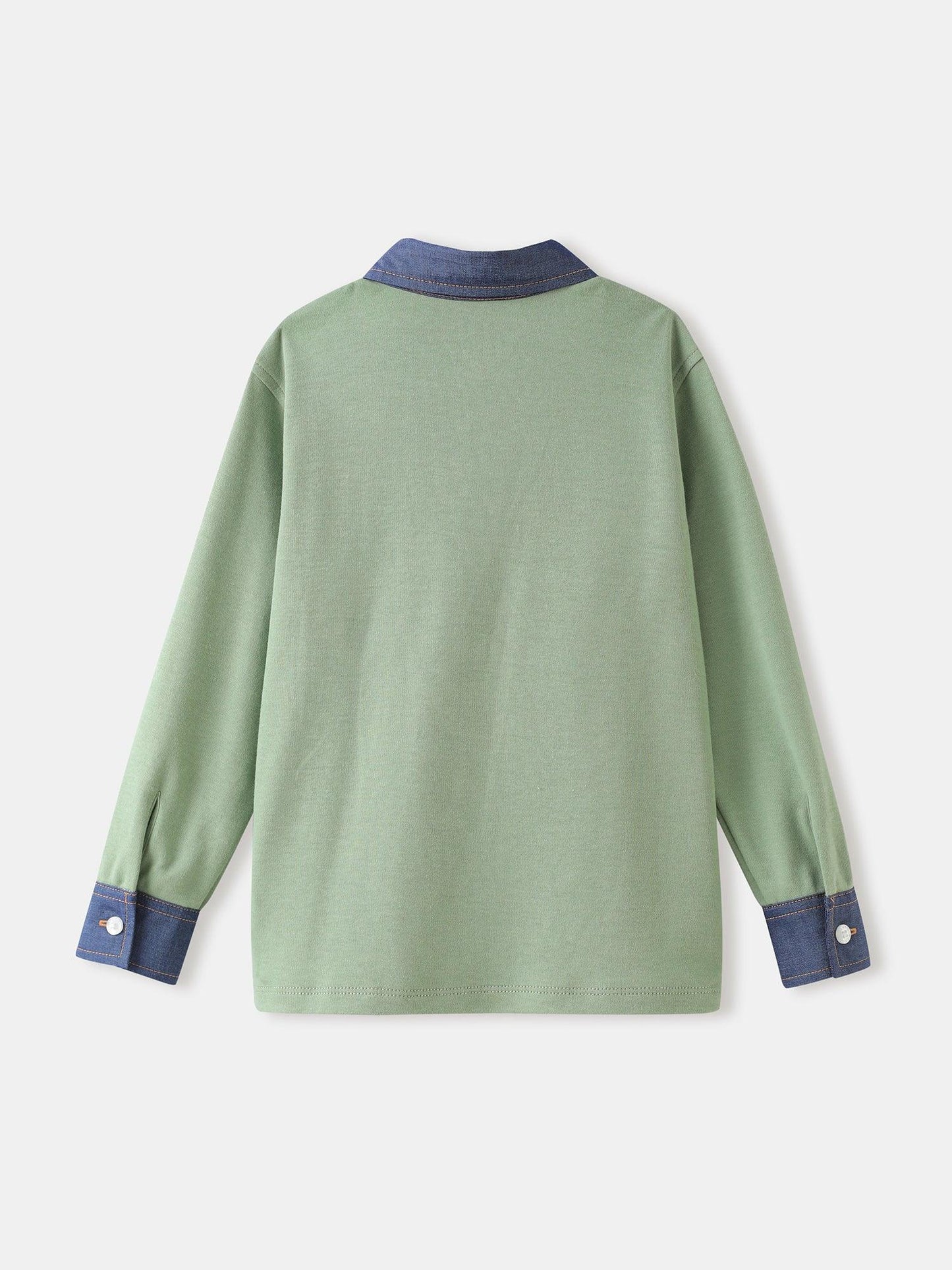 Boys’ Long‑Sleeve Polo Shirt