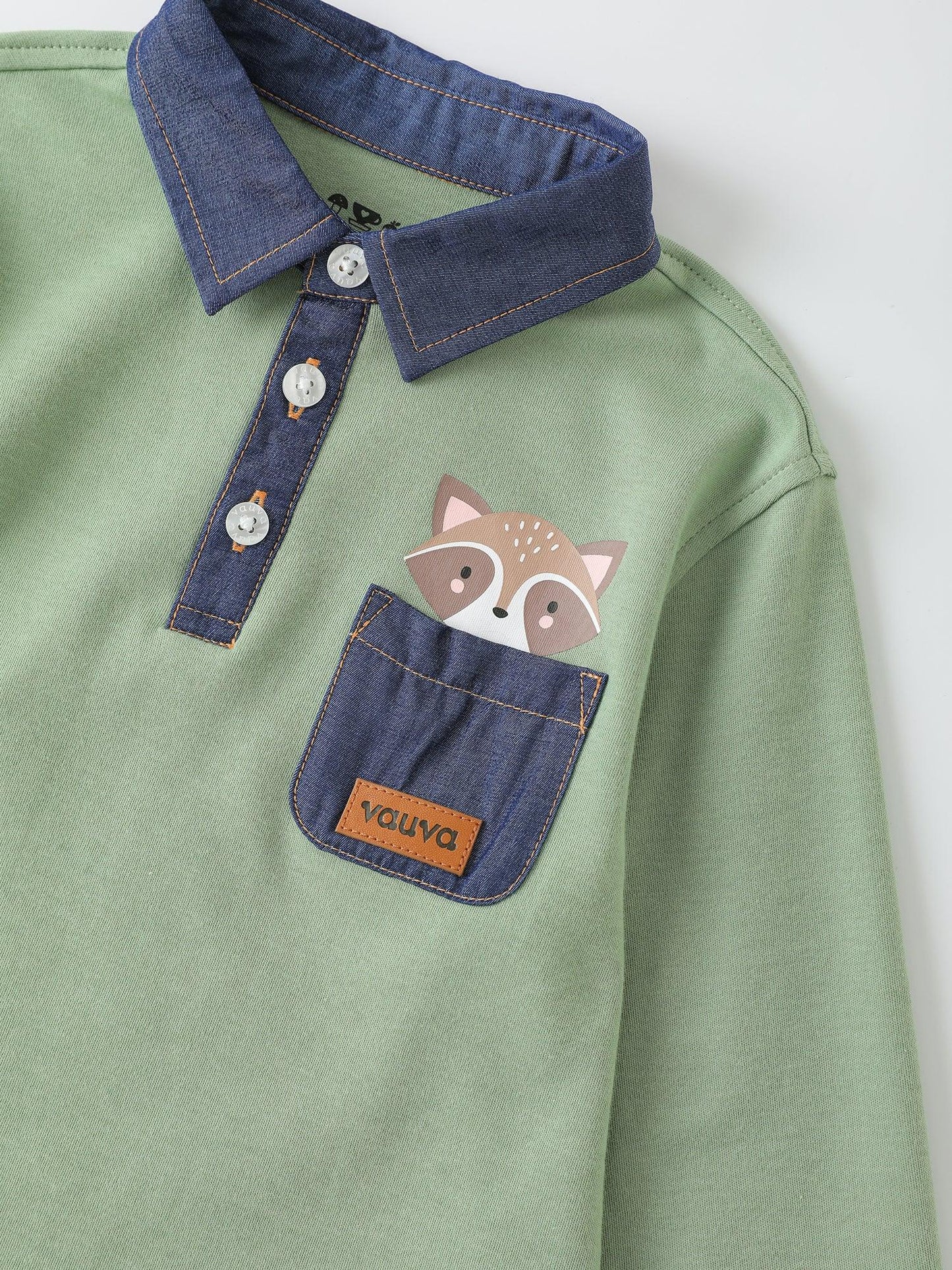 Boys’ Long‑Sleeve Polo Shirt