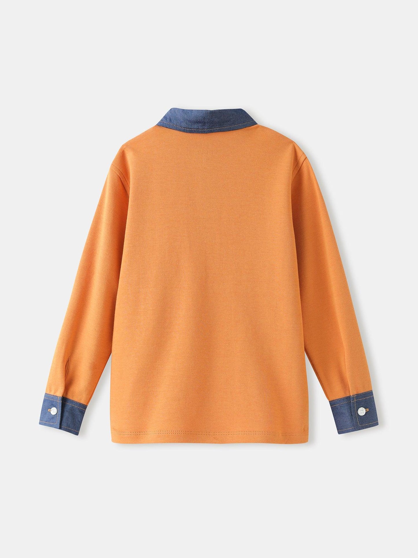 Boys’ Long‑Sleeve Polo Shirt