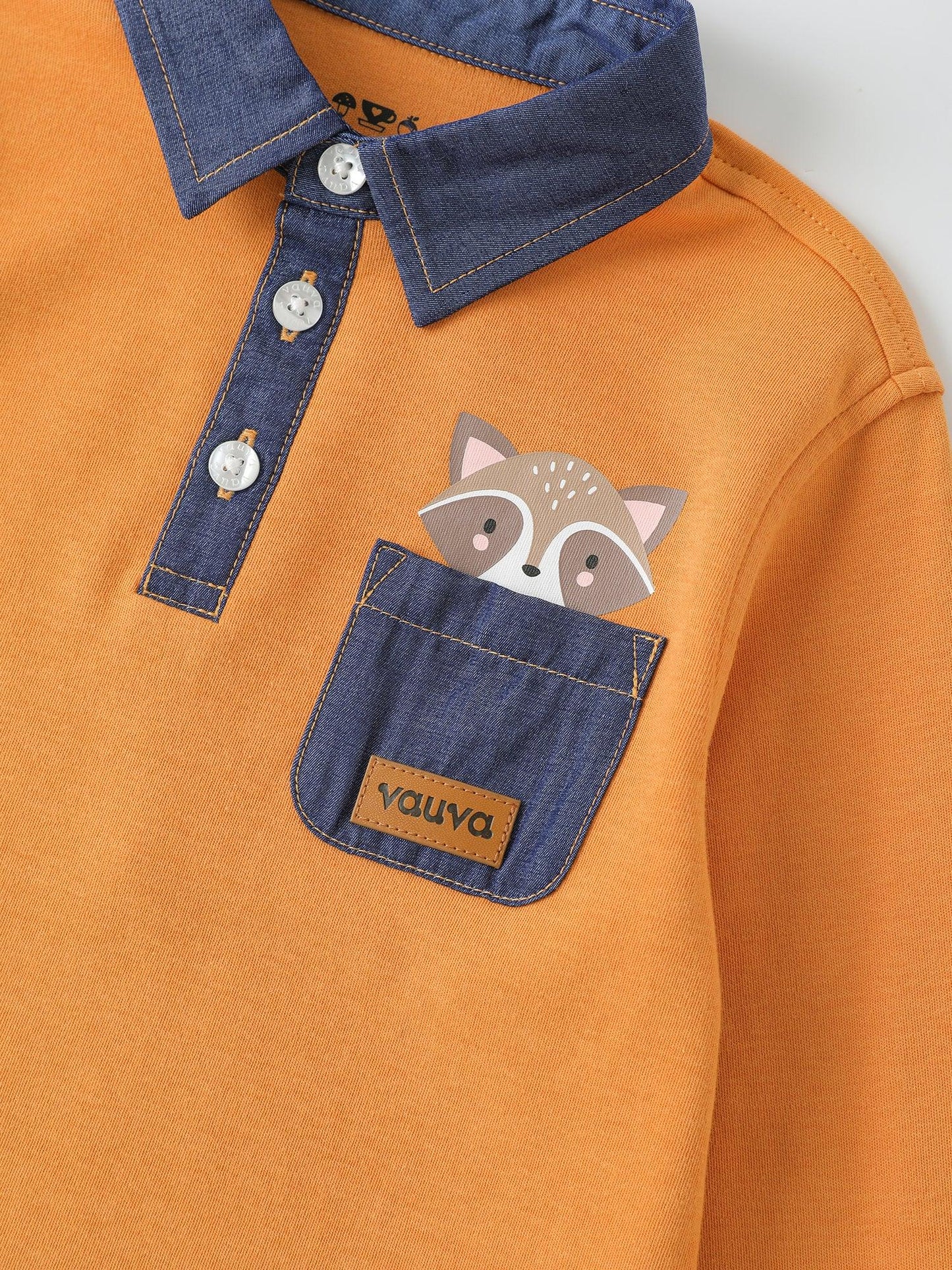 Boys’ Long‑Sleeve Polo Shirt