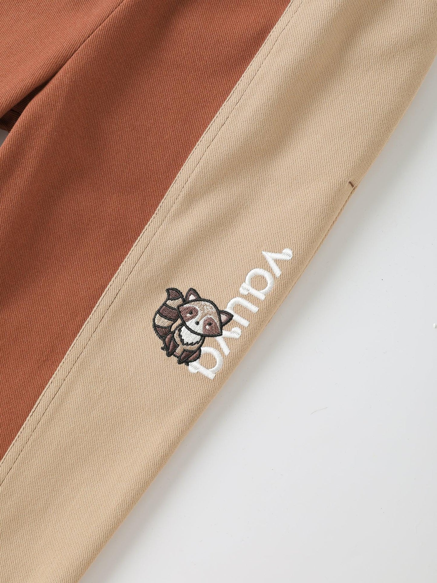 Boys’ Color‑Block Corduroy Pants