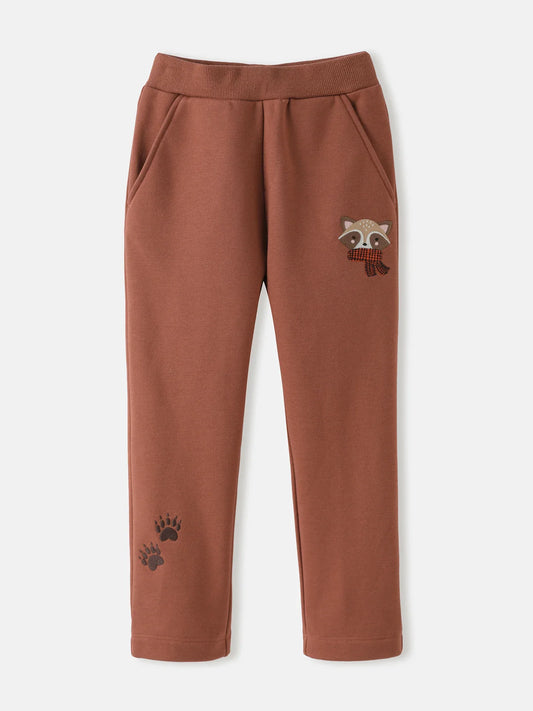 Boys' Embroidered Sweat Pants