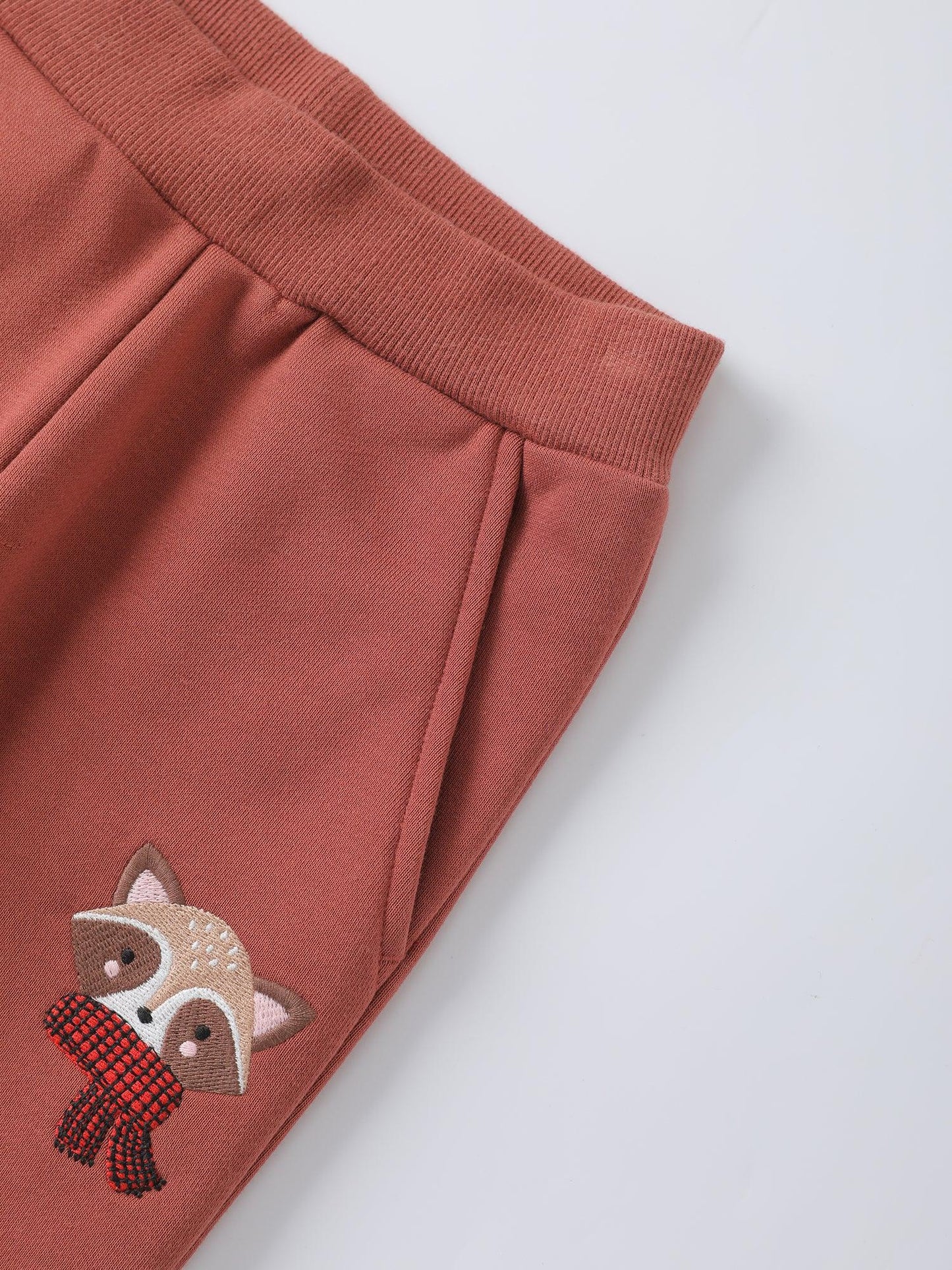 Boys' Embroidered Sweat Pants