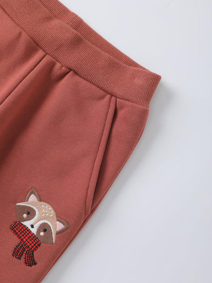 Boys' Embroidered Sweat Pants
