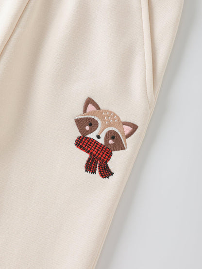 Boys' Embroidered Sweat Pants