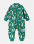 Baby Boys' Printed Zip‑Up Romper