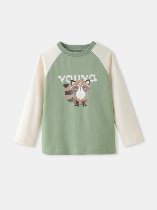 Boys' Raglan Long‑Sleeve T‑Shirt