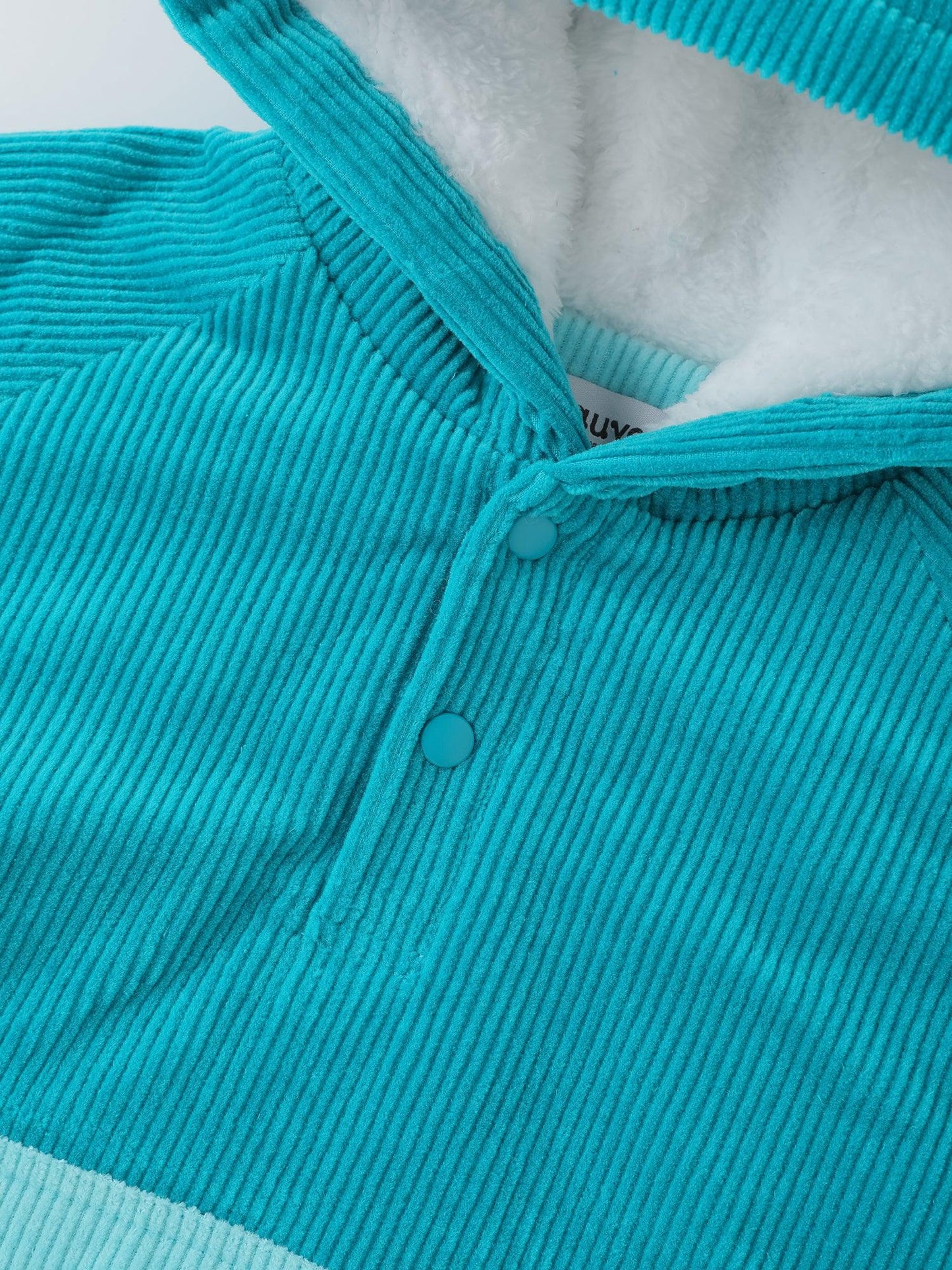 Boys’ Hooded Corduroy Top