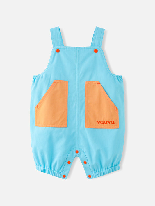 Baby Boys Playful Colourblock Dungarees
