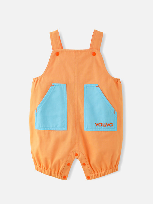 Baby Boys Playful Colourblock Dungarees